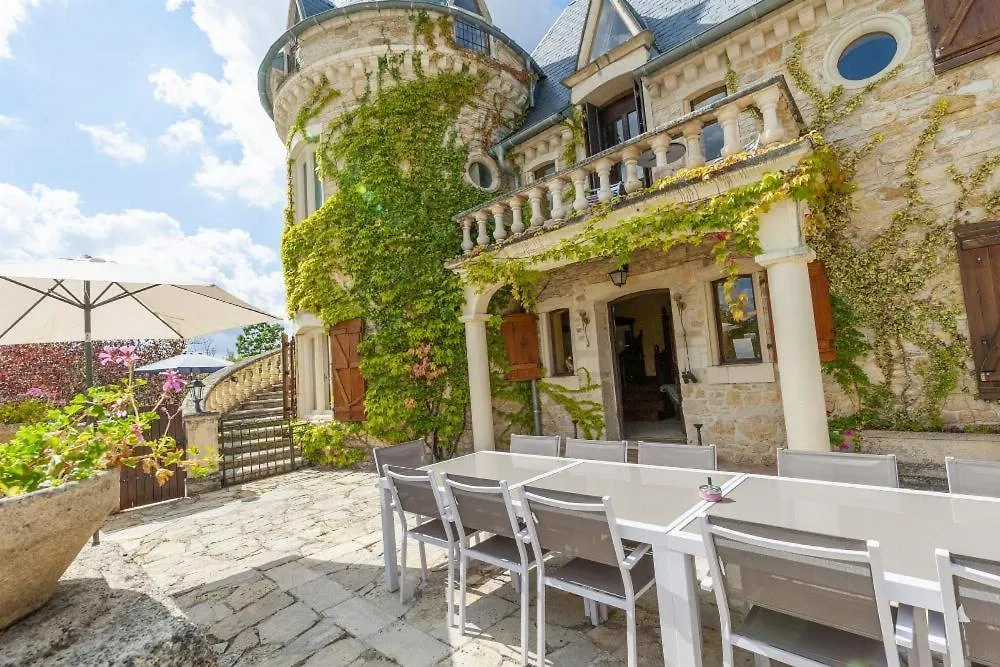 The Green Room At Chateau Joncasses Near Cahors, France Cambayrac Couette-café